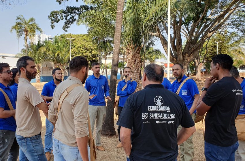  Sindsaúde reivindica direitos trabalhistas e condições de trabalho em Goiatuba