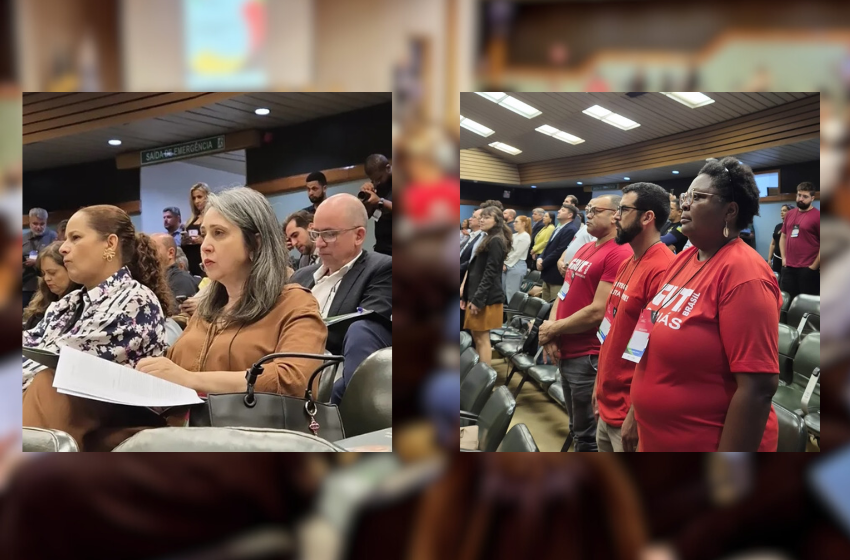  Sindsaúde debate condições de trabalho na II Conferência Nacional do Trabalho, Etapa Estadual