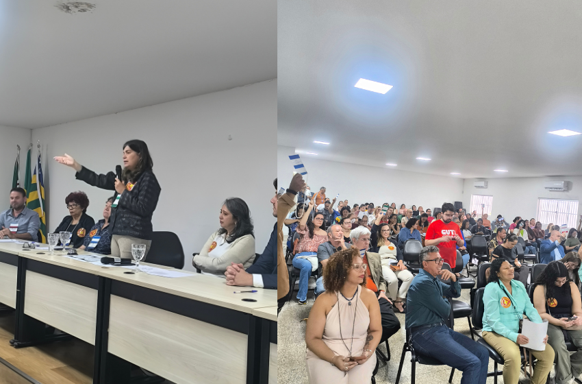  Diretora do Sindsaúde representante do segmento dos(as) trabalhadores(as), Flaviana Alves, é empossada como presidente do Conselho de Saúde de Goiânia