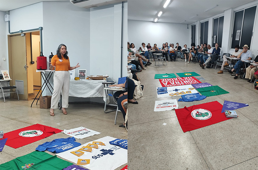  Sindsaúde reafirma luta contra privatizações em plenária pela defesa do SUS em Goiânia