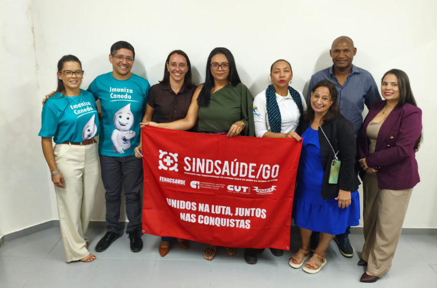  Sindsaúde participa de MMNP-SUS em Senador Canedo e avança em pautas dos(das) trabalhadores(as) da saúde do município