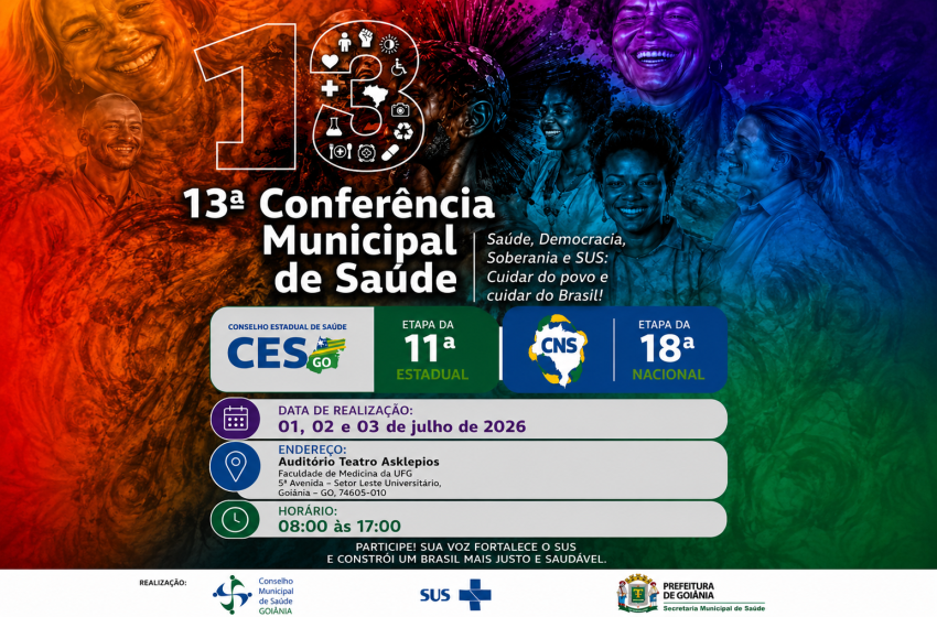  Sindsaúde convida trabalhadores(as) e população para a 13ª Conferência Municipal de Saúde de Goiânia