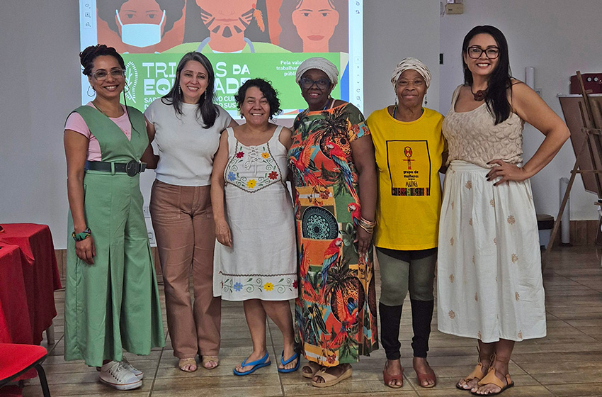 Sindsaúde recebe Grupo Malunga para apresentação do projeto Trilhas da Equidade