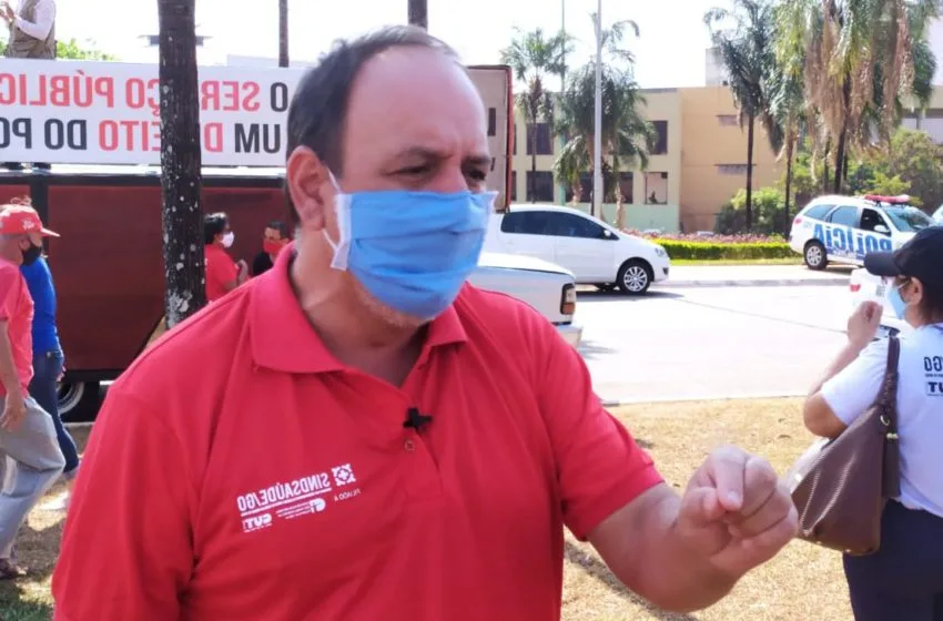  Sindsaúde participa de carreata em defesa do serviço público