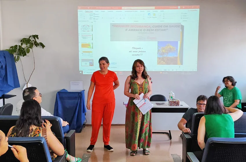  Sindsaúde realiza ação de prevenção ao assédio moral e sexual no Lacen Goiás