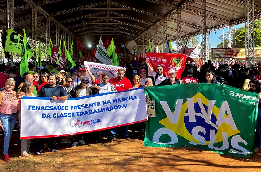  Sindsaúde Goiás convoca trabalhadores(as) para a Marcha da Classe Trabalhadora em Brasília